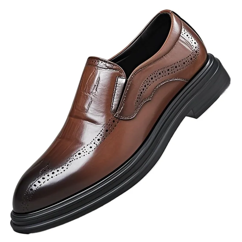 British Style Pointed Toe Oxford Shoes